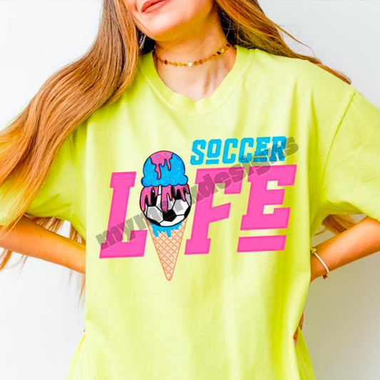 SOCCER LIFE DRIP - DTF TRANSFER