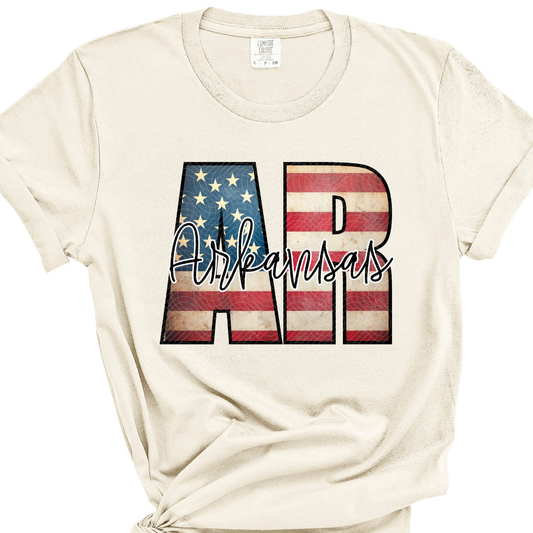 ARKANSAS FLAG - DTF TRANSFER