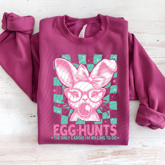 EGG HUNTS WHITE BUNNY - DTF TRANSFER