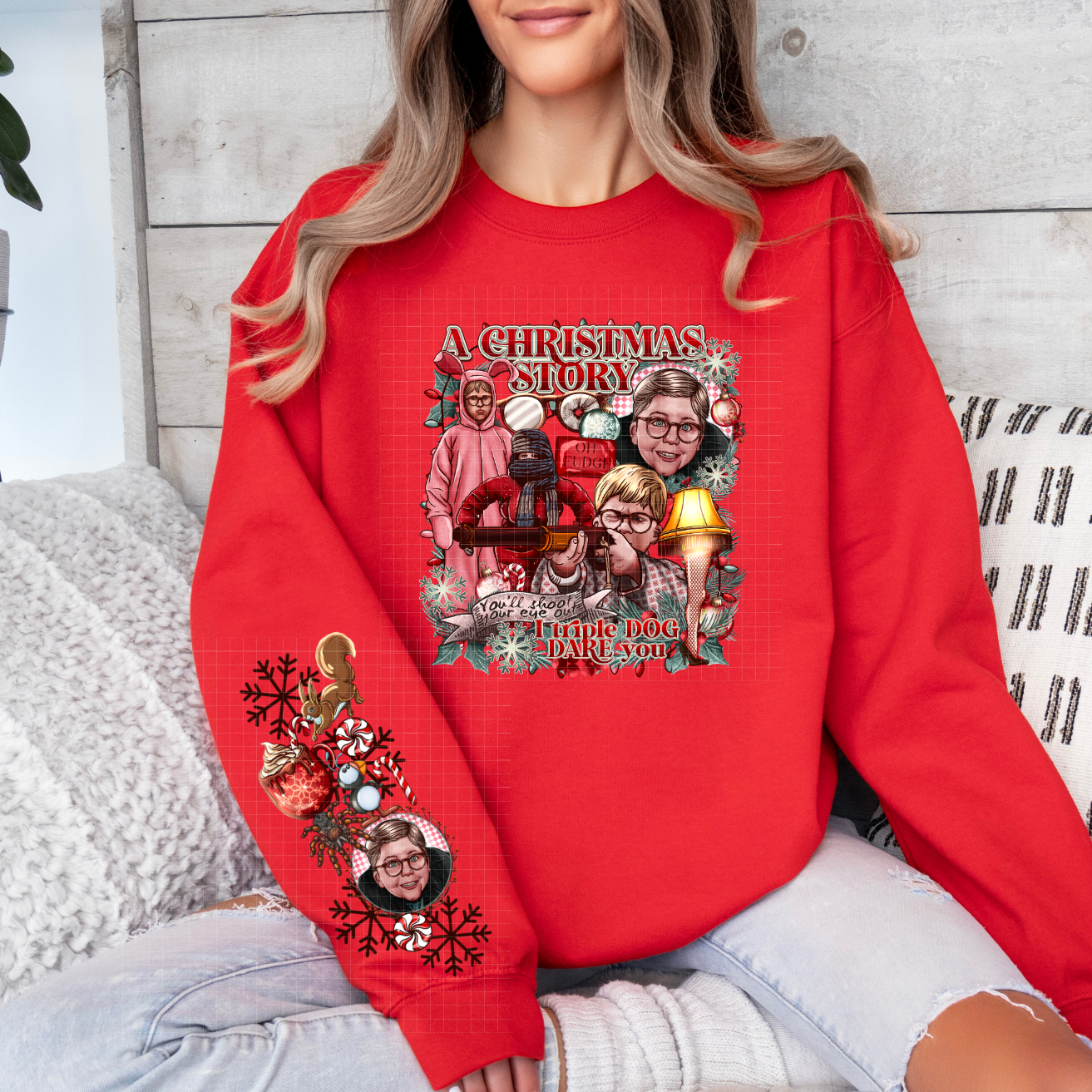 CHRISTMAS STORY VERSION 1 W/ SLEEVE - DTF TRANSFER