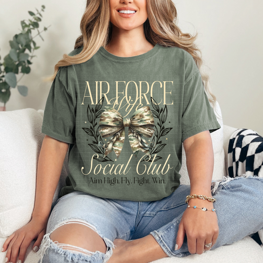 AIR FORCE WIFE SOCIAL CLUB - DTF TRANSFER