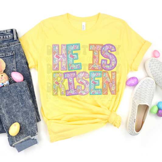 HE IS RISEN - DTF TRANSFER