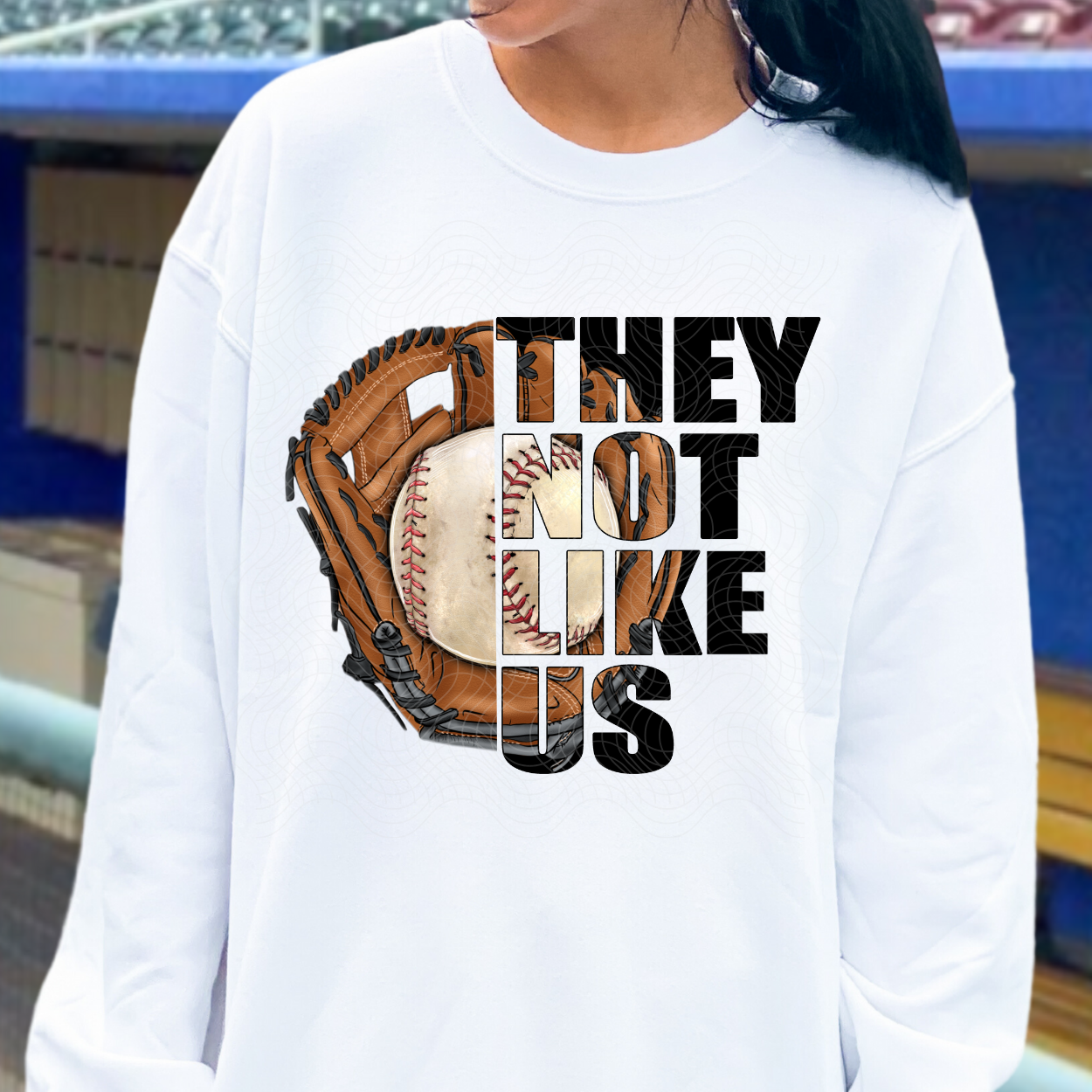 BASEBALL THEY NOT LIKE US - DTF TRANSFER