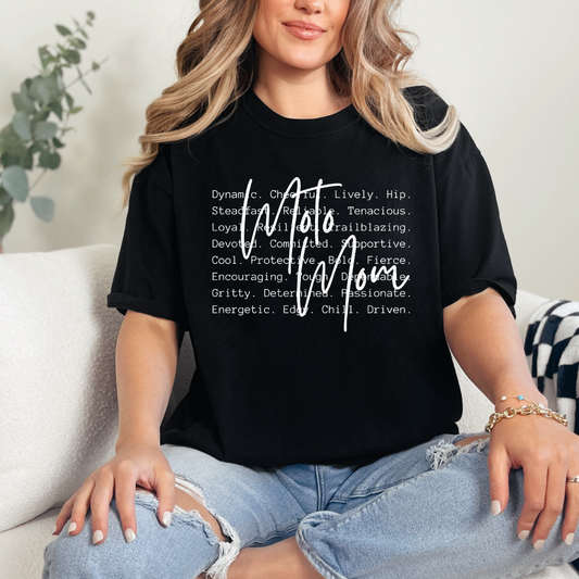 MOTO MOM WORDS - DTF TRANSFER