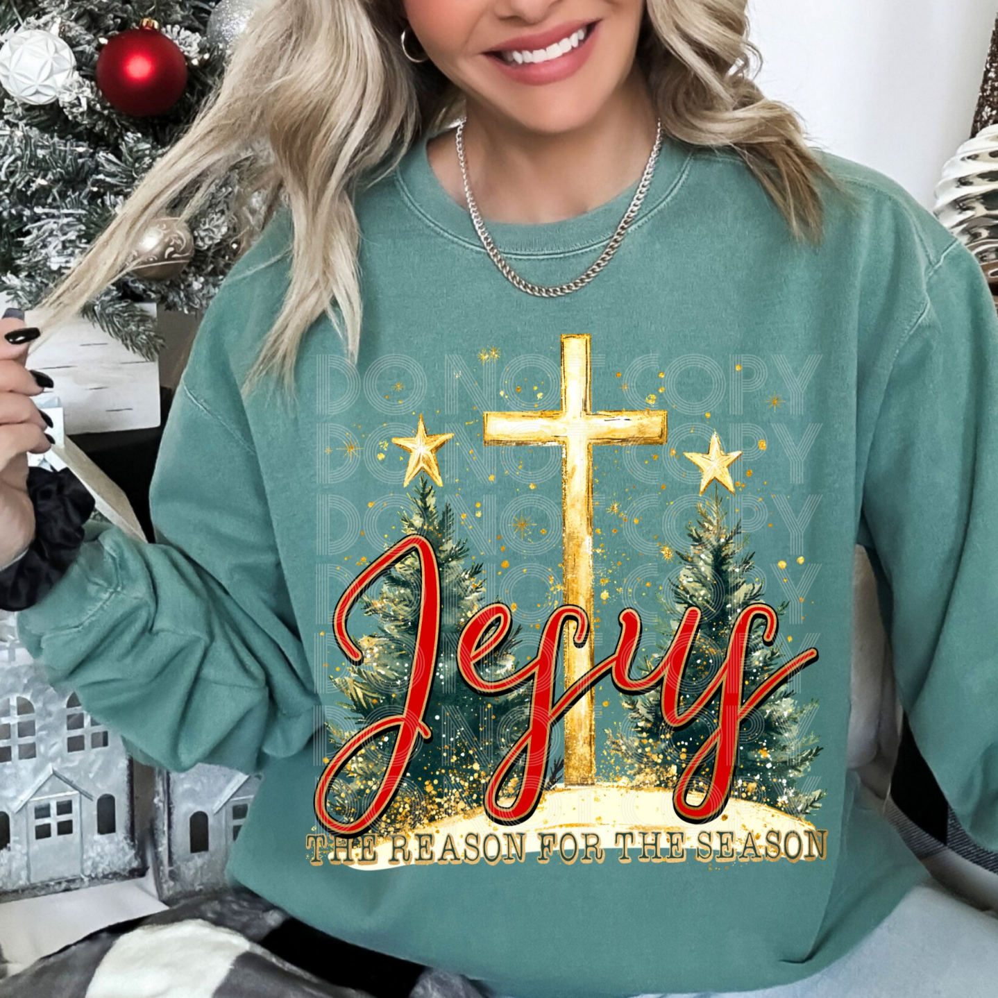 REASON FOR THE SEASON JESUS - DTF TRANSFER