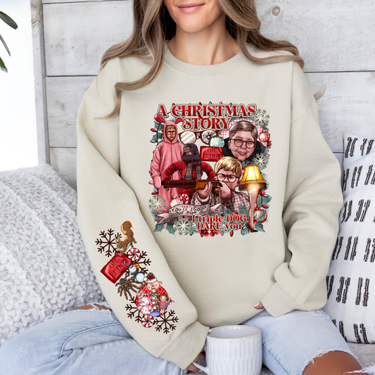 CHRISTMAS STORY VERSION 2 W/ SLEEVE - DTF TRANSFER