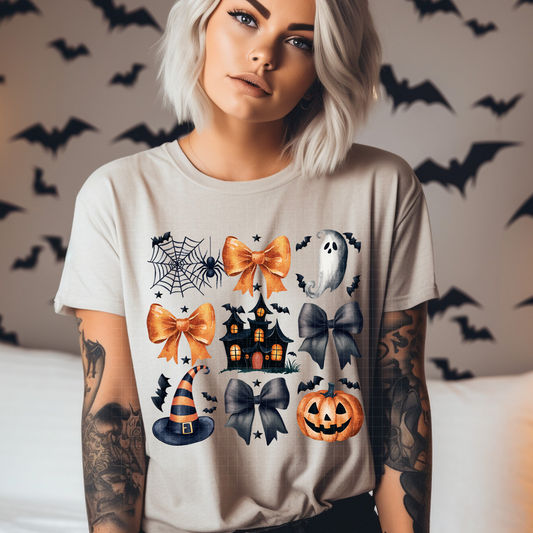 HAUNTED HOUSE COLLAGE - DTF TRANSFER