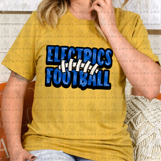 ELECTRICS FOOTBALL THREADS - DTF TRANSFER