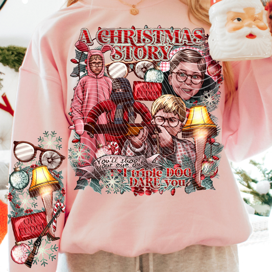 CHRISTMAS STORY VERSION 3 W/ SLEEVE - DTF TRANSFER