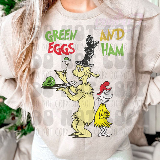 GREEN EGGS - DTF TRANSFER