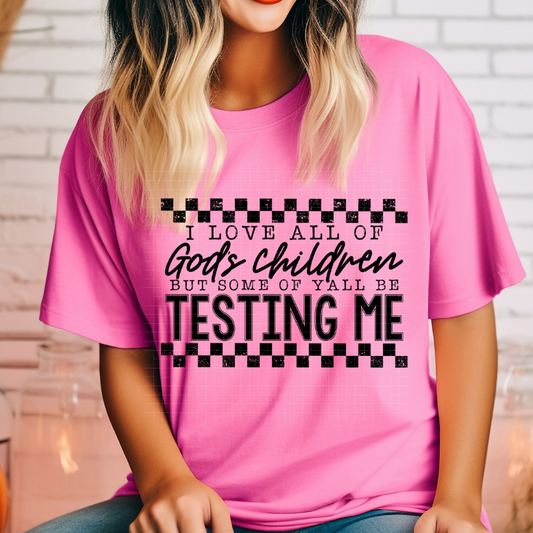 TESTING ME - DTF TRANSFER