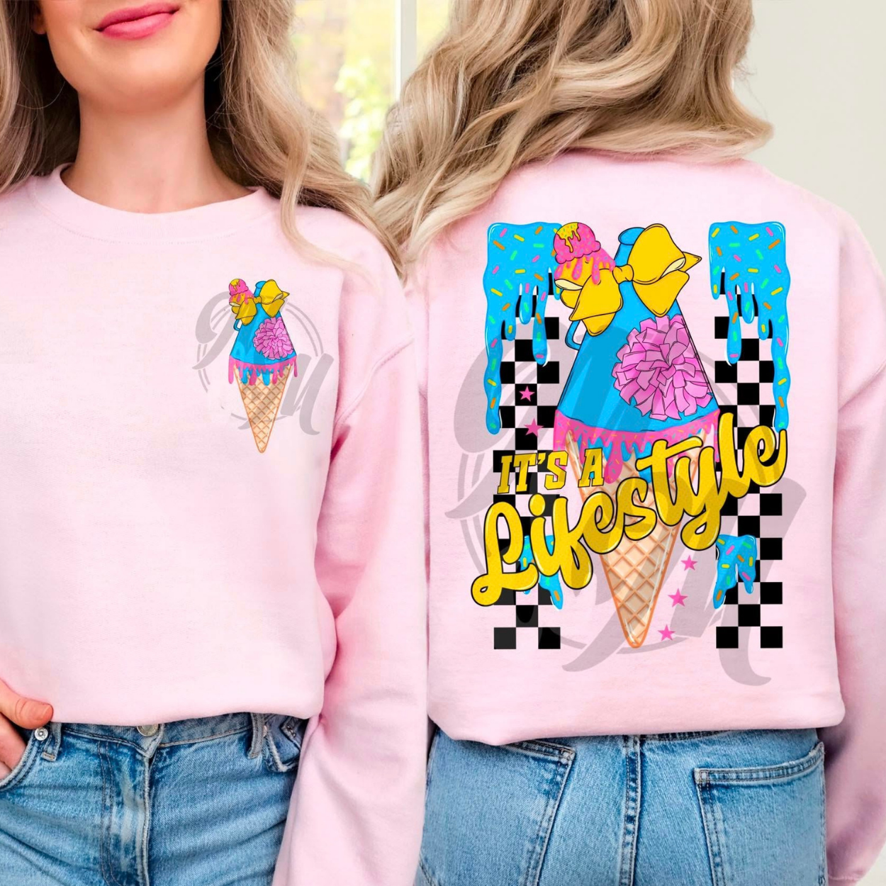 CHEER DRIP LIFESTYLE W/ POCKET - DTF TRANSFER