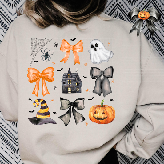 HAUNTED HOUSE COLLAGE FILLED W/ POCKET - DTF TRANSFER