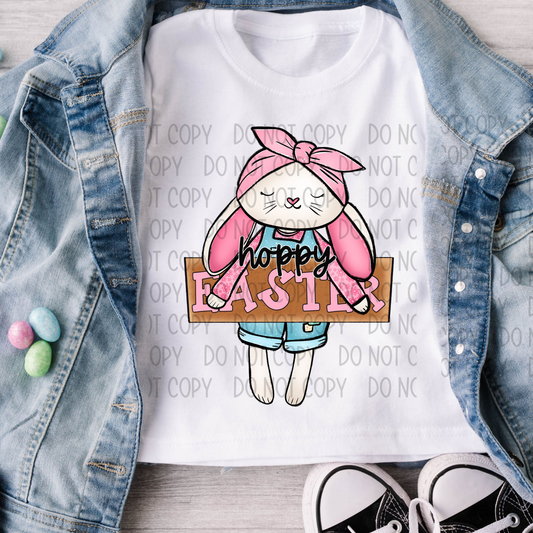 HOPPY EASTER GIRL - DTF TRANSFER