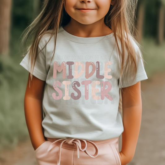 MIDDLE SISTER - DTF TRANSFER