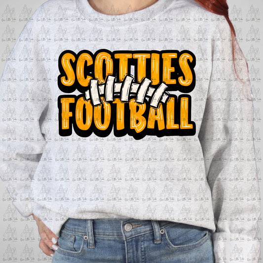 SCOTTIES FOOTBALL THREADS - DTF TRANSFER