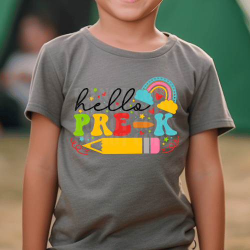 HELLO PRE-K - DTF TRANSFER