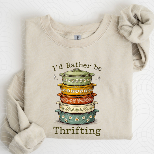 RATHER BE THRIFTING BOWLS - DTF TRANSFER