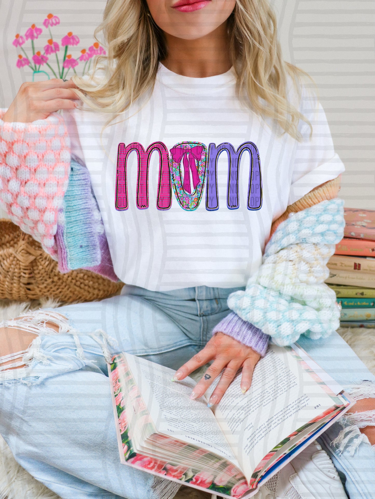FLORAL MOM - DTF TRANSFER
