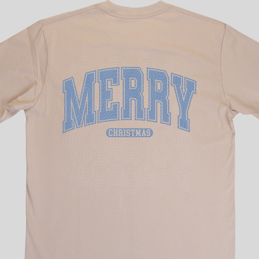 MERRY CHRISTMAS VARSITY - DTF TRANSFER