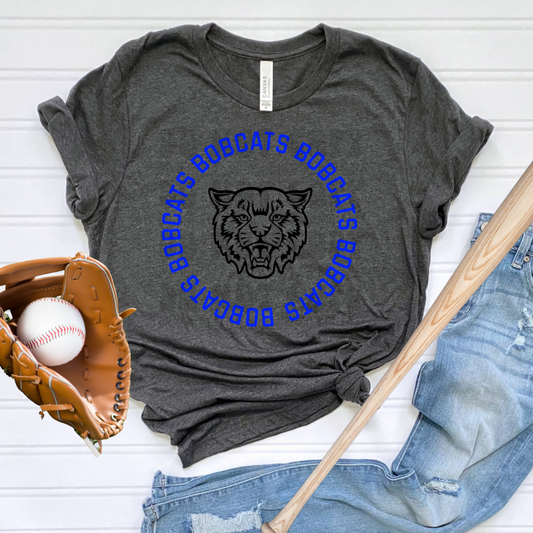 BOBCATS MASCOT CIRCLE - DTF TRANSFER