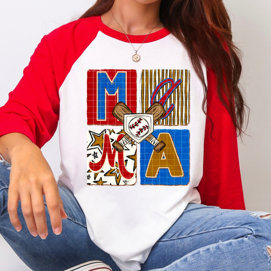 MAMA BASEBALL - DTF TRANSFER