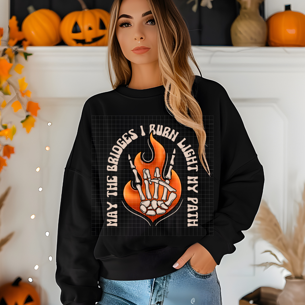 BRIDGES I BURN LIGHT - DTF TRANSFER