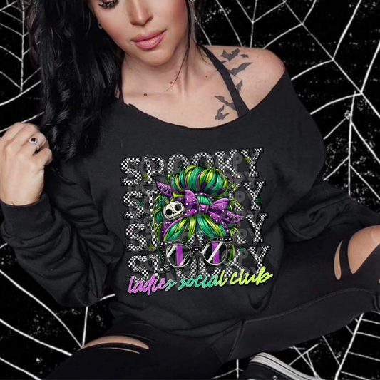 SPOOKY LADIES SOCIAL CLUB - DTF TRANSFER