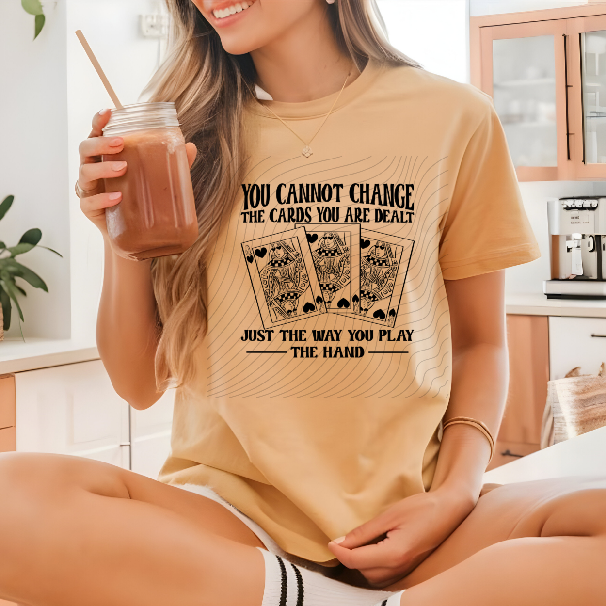 PLAY THE HAND BLK - DTF TRANSFER