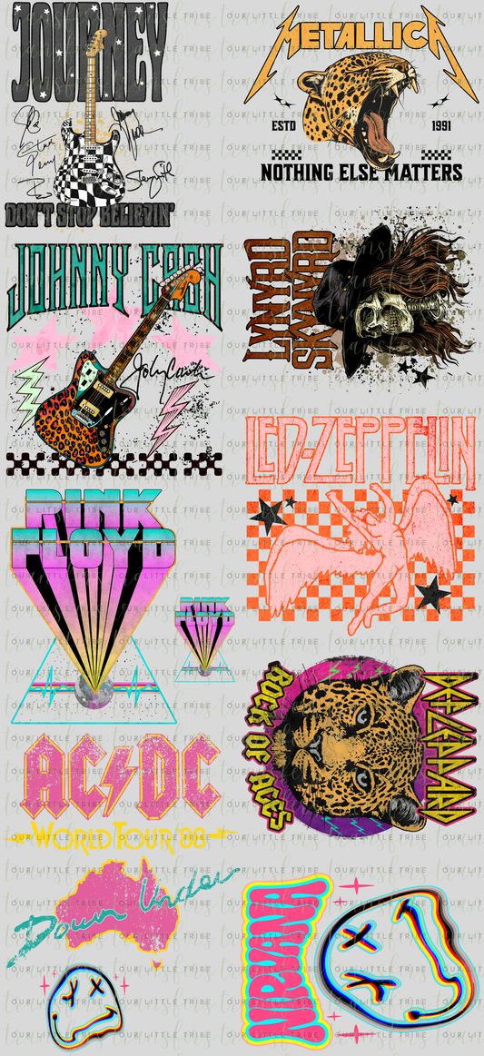 BANDS PREMADE - GANG SHEET 22x48
