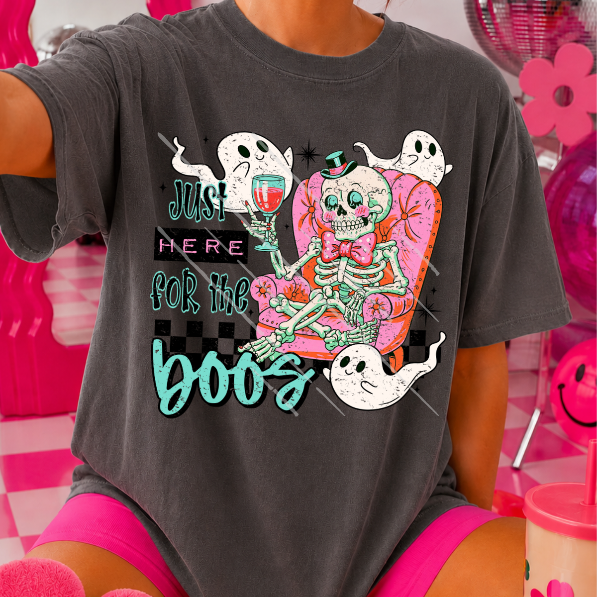 HERE FOR THE BOOS - DTF TRANSFER