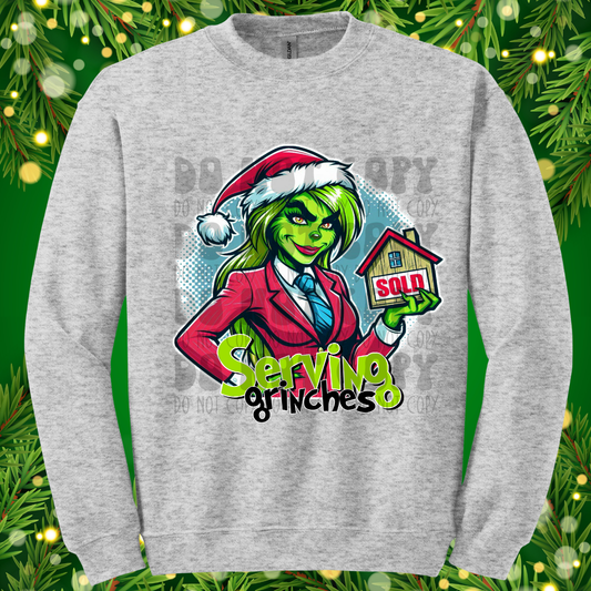 GREEN GUY FEMALE REALTOR - DTF TRANSFER