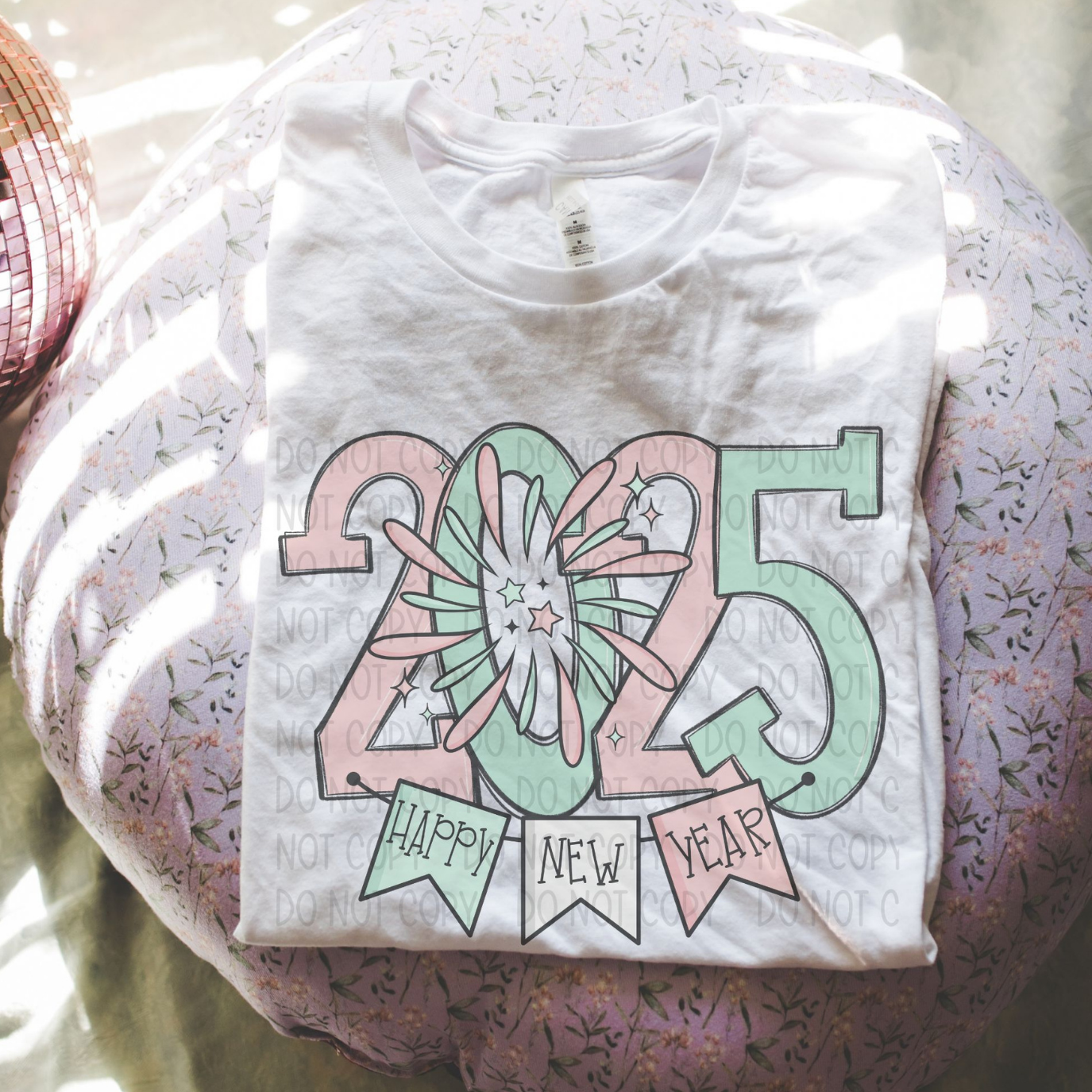 2025 HAPPY NEW YEAR FLAGS - DTF TRANSFER