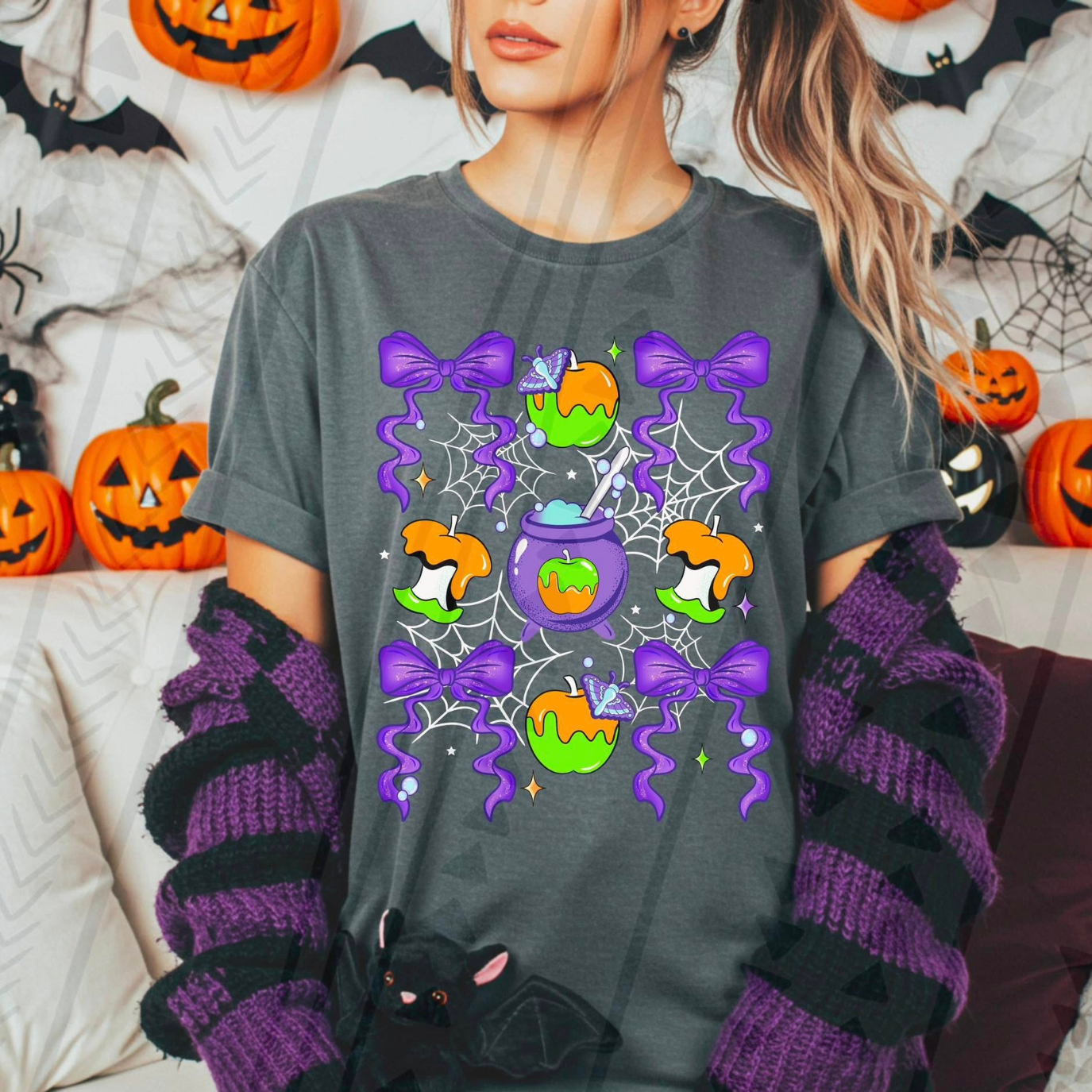 CARAMEL APPLE COLLAGE - DTF TRANSFER