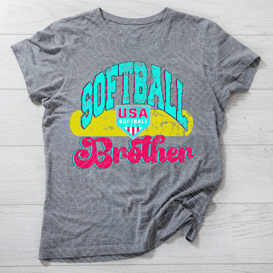 SOFTBALL BROTHER - DTF TRANSFER
