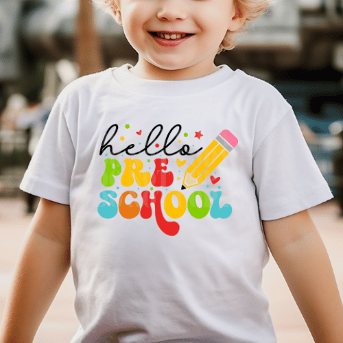 HELLO PRESCHOOL - DTF TRANSFER