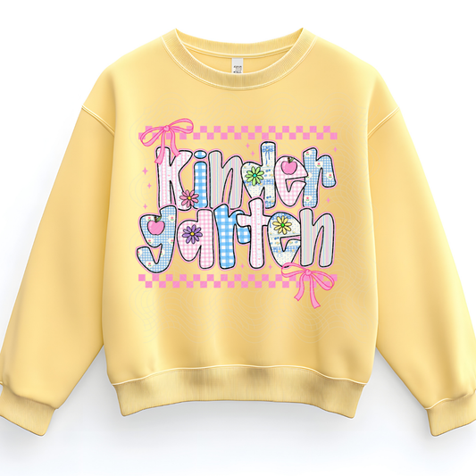 KINDERGARTEN PINK - DTF TRANSFER