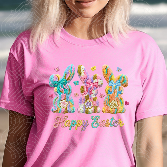 HAPPY EASTER BUNNIES - DTF TRANSFER
