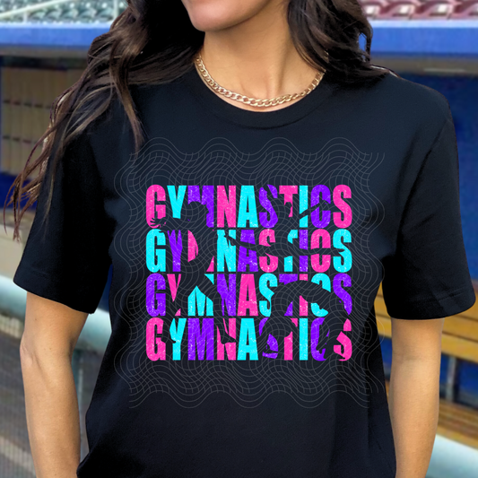 GYMNASTICS STACKED - DTF TRANSFER