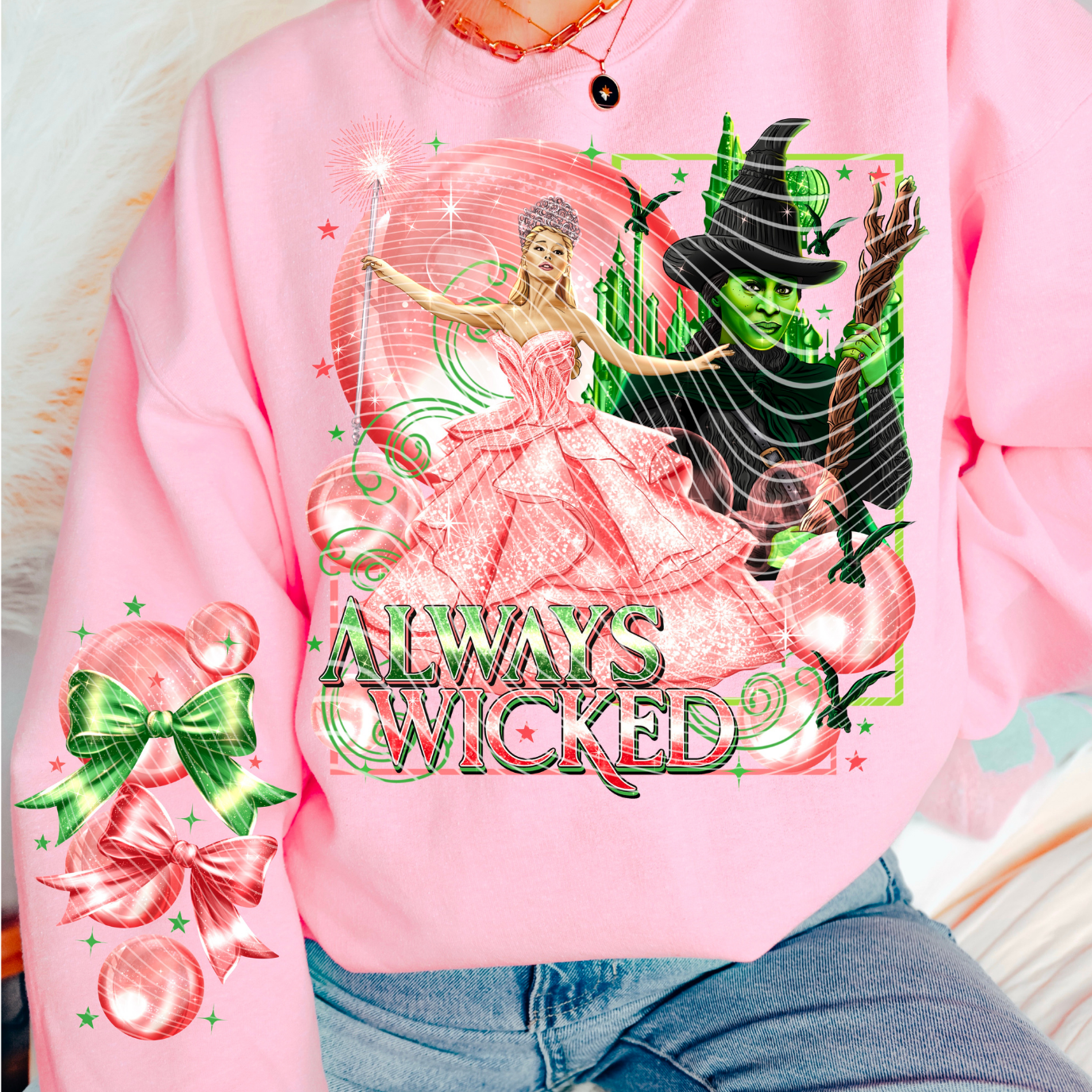 ALWAYS WICKED W/ SLEEVE - DTF TRANSFER