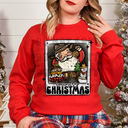 COUNTRY CHRISTMAS - DTF TRANSFER