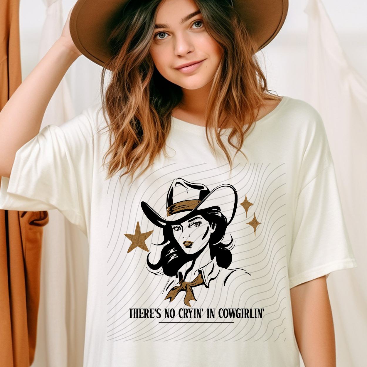 NO CRYIN IN COWGIRLIN - DTF TRANSFER