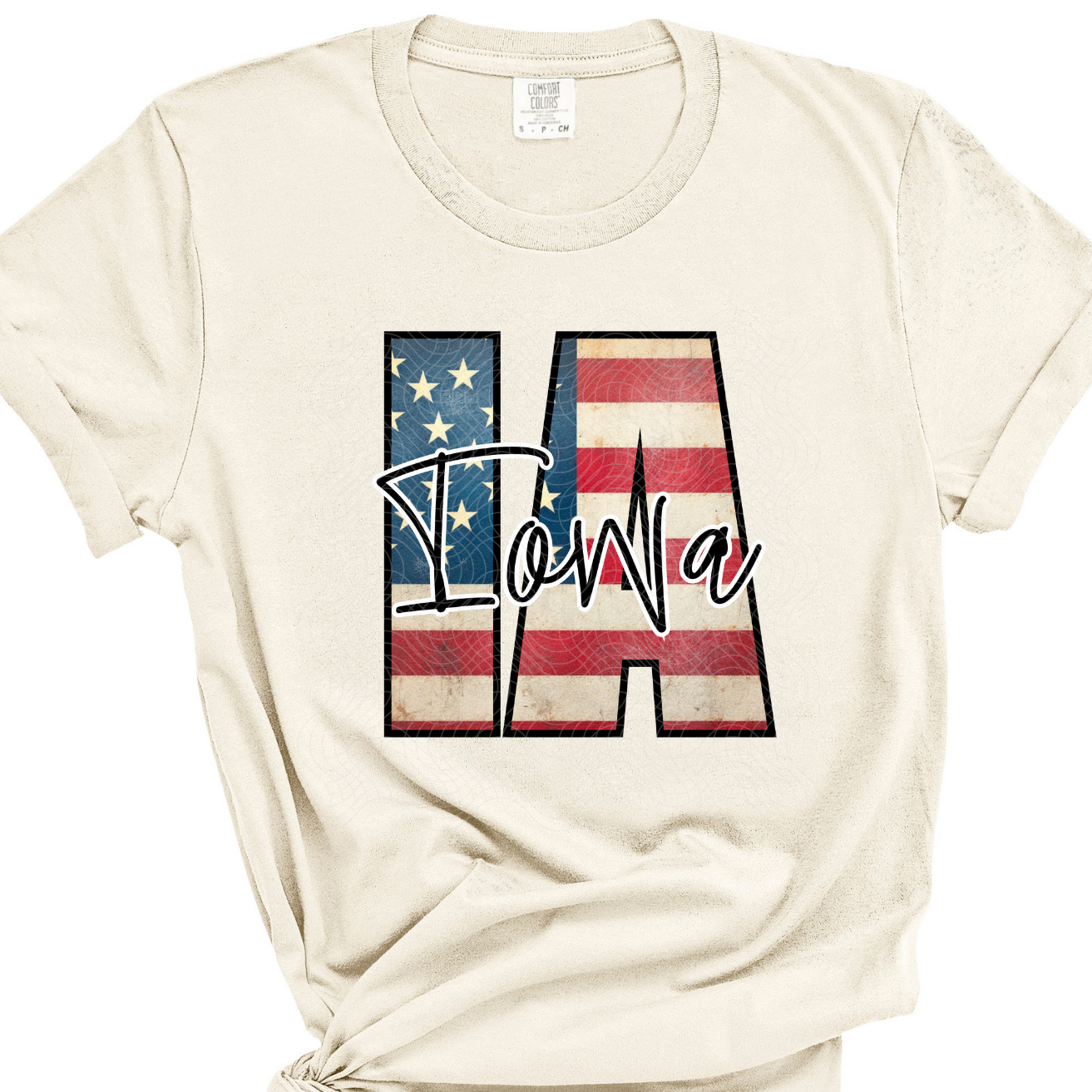 IOWA FLAG - DTF TRANSFER