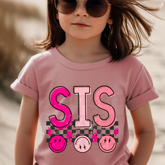 SIS RETRO DISTRESSED - DTF TRANSFER