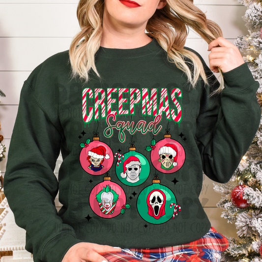 CREEPMAS SQUAD - BLACK STARS - DTF TRANSFER
