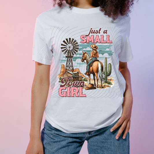 SMALL TOWN GIRL - DTF TRANSFER