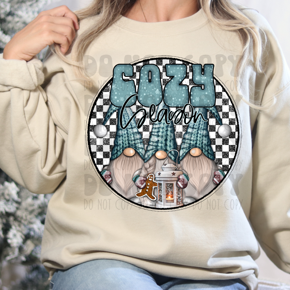 COZY SEASON GNOMES - DTF TRANSFER