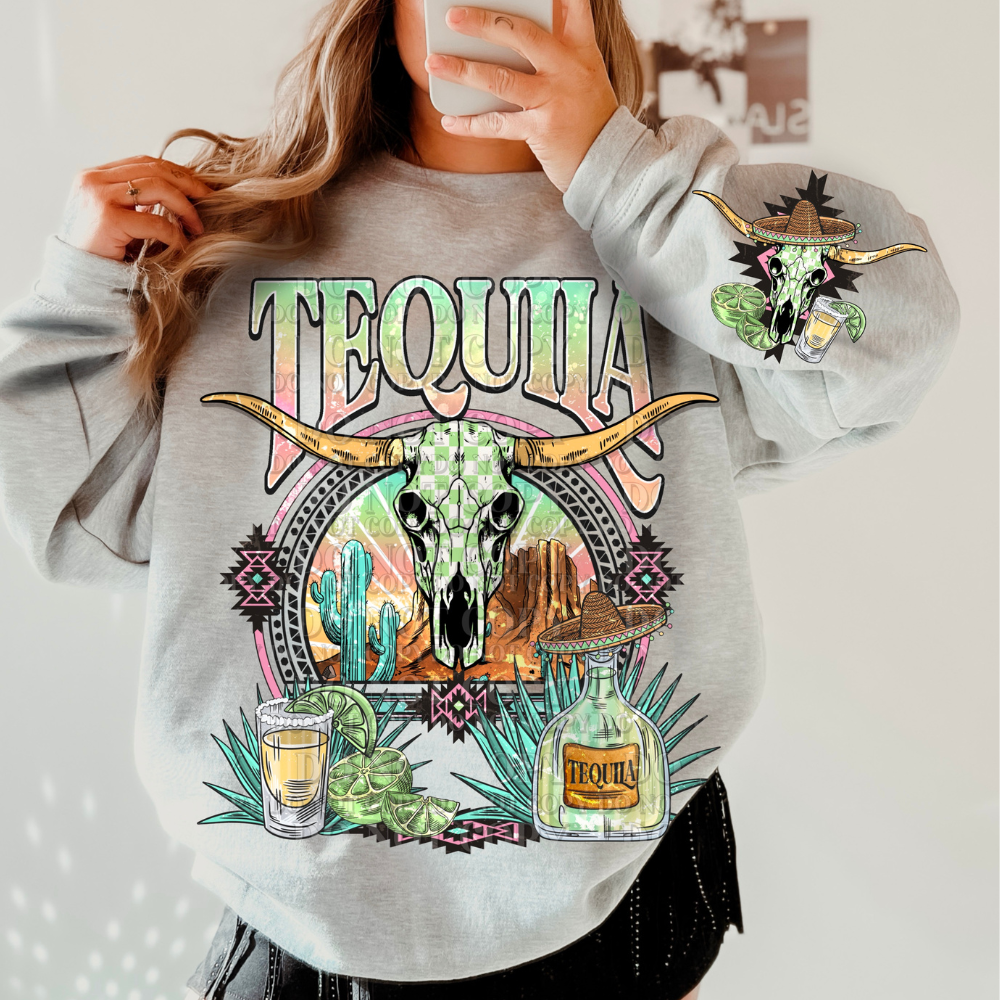 TEQUILA W/SLEEVE - DTF TRANSFER