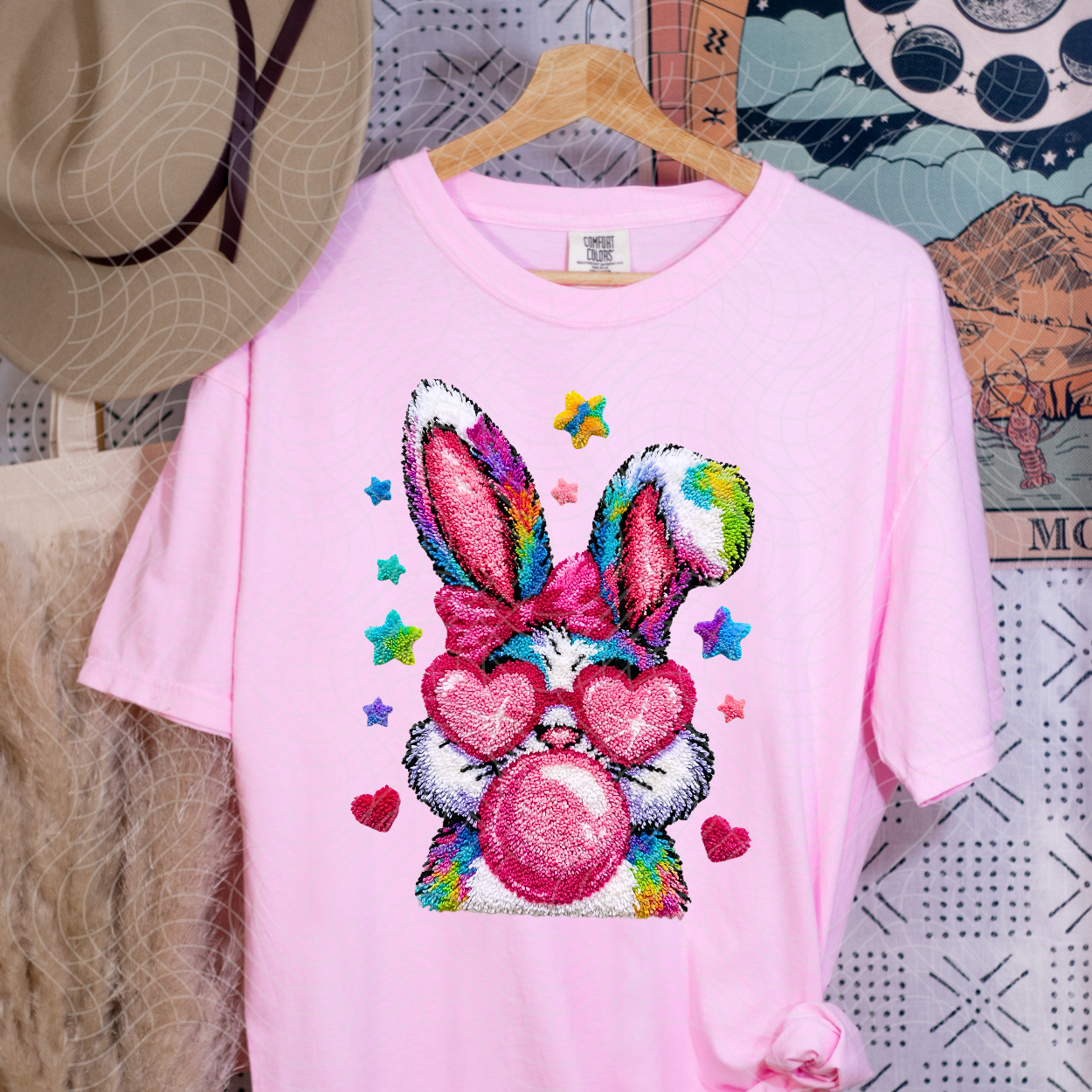 CHENILLE BUNNY BUBBLE SUNGLASSES - DTF TRANSFER