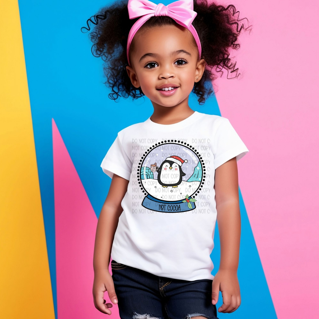 HOT COCOA GLOBE - DTF TRANSFER